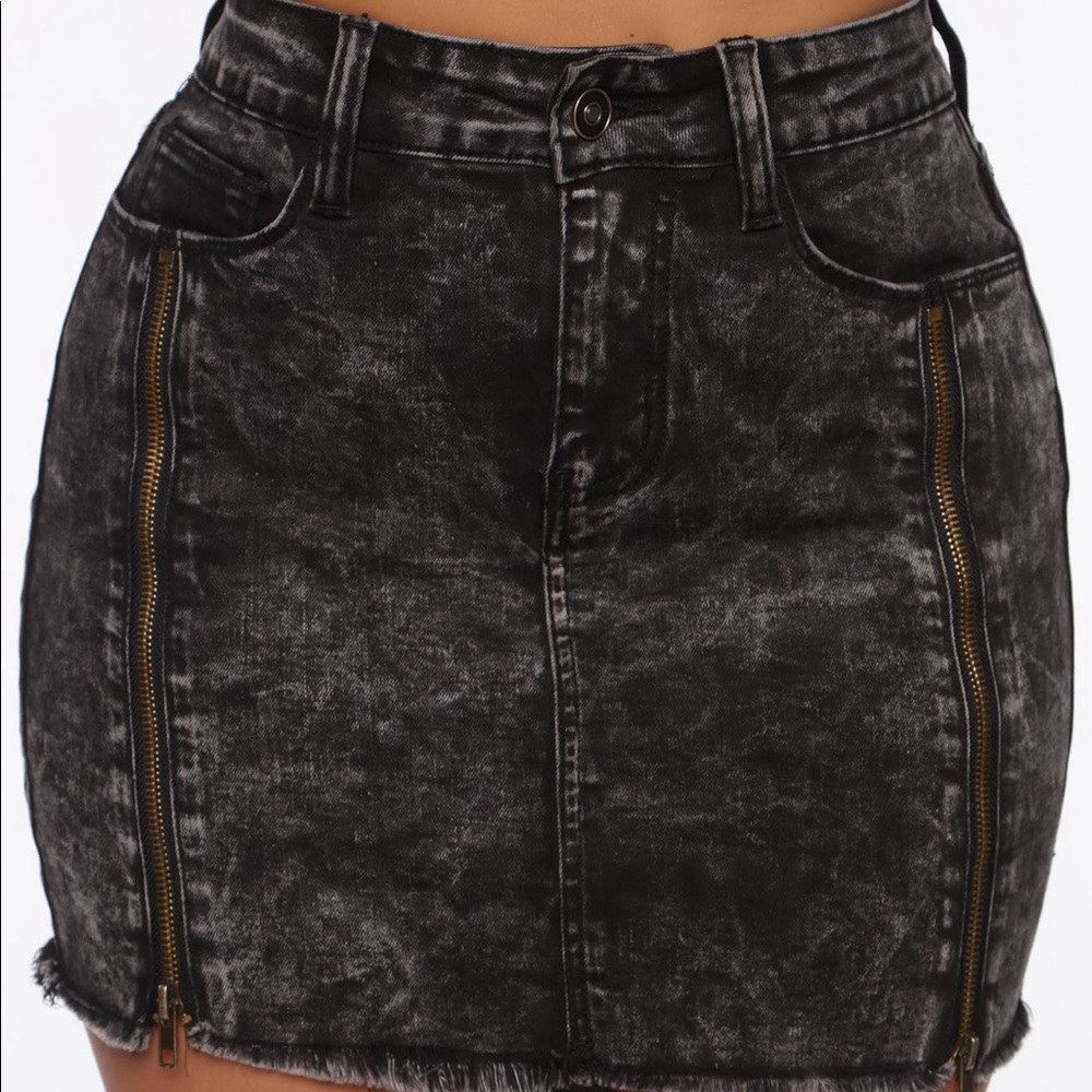 Fashion Nova Denim Skirt